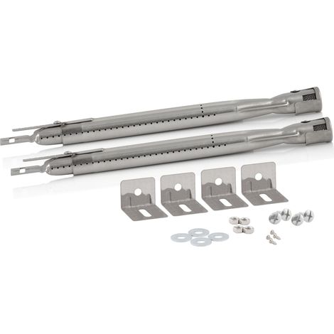 BBQ-Toro Juego universal de quemadores de acero inoxidable 2 piezas Quemador de repuesto para barbacoa de gas