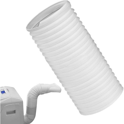 Tuyau pour climatiseur portable, tuyau flexible de climatisation, tuyau de ventilation d'échappement de remplacement, pour ventilation, refroidissement, chauffage et fenêtres (1/5)