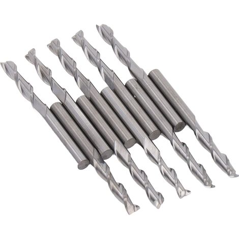 10 pièces fraises carbure HSS 1/8 po lot outil pour bois plastique (1/5)