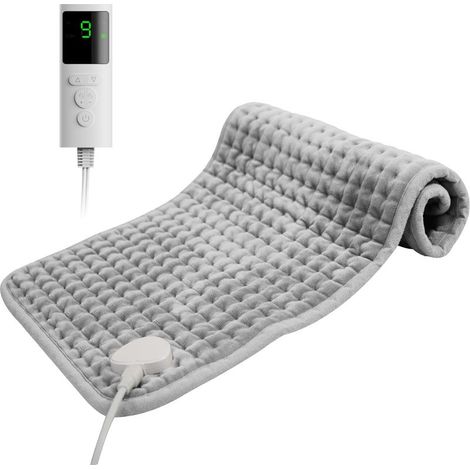 Coussin chauffant pour les maux de dos, 40x 76 cm, pour les crampes menstruelles, le cou, les épaules, les genoux, les jambes, avec 9 réglages de chaleur, arrêt automatique et chauffage rapide, cadeau (1/4)