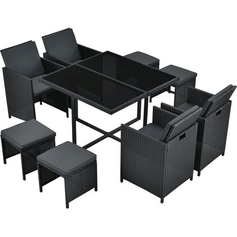 Gruppo di sedute Baracoa in polyrattan (1/5)