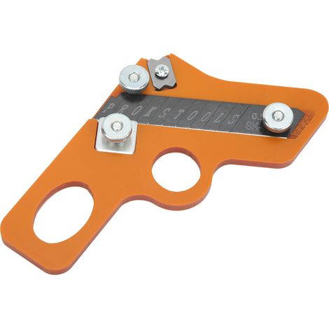 Outil manuel de placage de chants de 6 mm pour le travail du bois, pour panneaux sans peinture, couteau à racler et à découper les chants en PVC épais (double usage) (1/5)