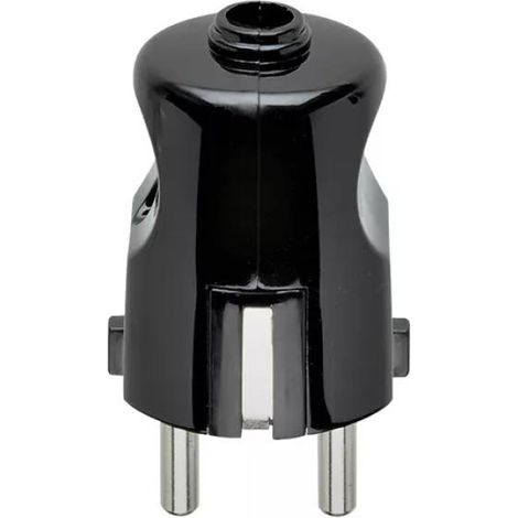 Vimar-stecker 2p+e 16a deutsch axial schwarz - 00230