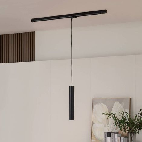 [GEBRAUCHT] B-Ware Arcchio Ejona Schienenleuchte LED Pendel schwarz Dimmer Aluminium Schienensystem (1/2)