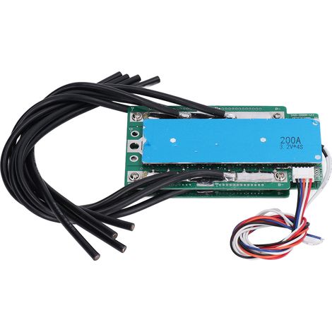 Carte de protection 4S en alliage PCB pour démarreur de voiture, onduleur BMS PCB 3,2 V, adaptée aux projets scientifiques de bricolage à domicile (200 A) (1/5)
