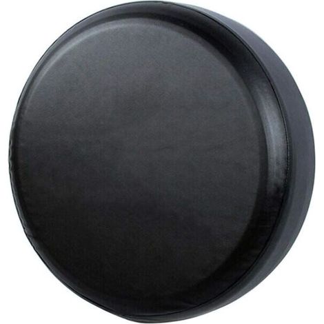 Noir 13" Pouces Housse de Pneu de Secours Couverture Roue pour Diamètre (55cm-58cm/22-23") Protection Antipoussière Imperméable Voiture (1/4)