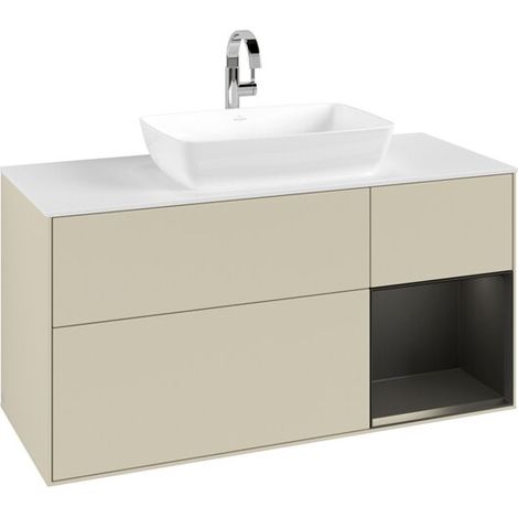 Villeroy & Boch F831PDHJ Armoire sous lavabo Finion F83 (1/3)