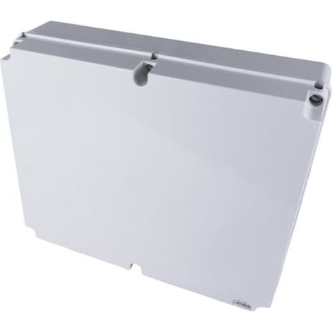 Em Distribution – Boîte de dérivation étanche IP67 400x480x140mm – Couvercle opaque à vis – Résistance chocs IK10 pour environnements humides (1/4)