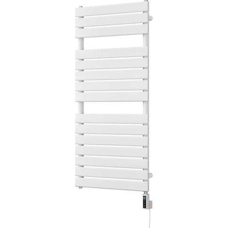 Typhoon - White Electric Towel Rail H1156mm x W500mm 600w Thermostatic WIFI (1/3)