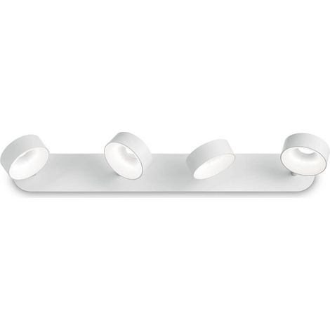 Ideal Lux Oby - Lámpara de techo LED 4 luces Blanca