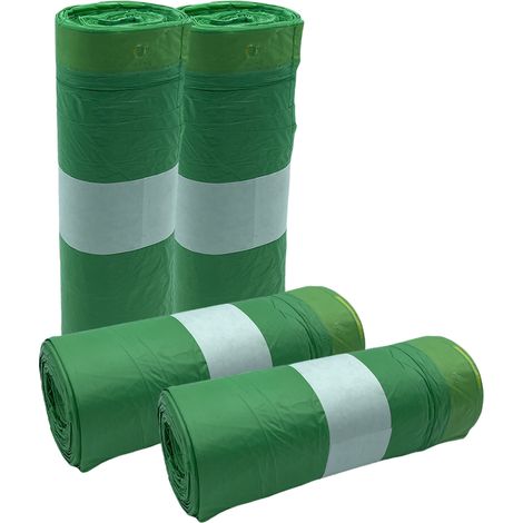 WellHome 120 bolsas de basura con autocierre 40L capacidad cada una (1/5)