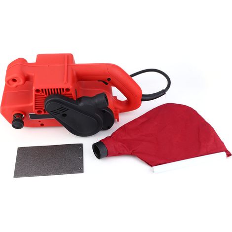 Ponceuse à bande portable 3in électrique 380m/min 220V polissage bois machine à poncer avec fiche CN (1/5)
