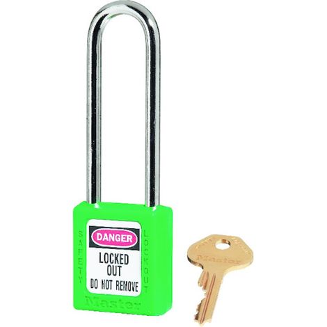 Cadenas de consignation XENOY 410 avec anse acier de 76mm varié vert - MASTER LOCK