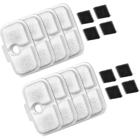 set fontanella per gatti, accessori - 8 più 8
