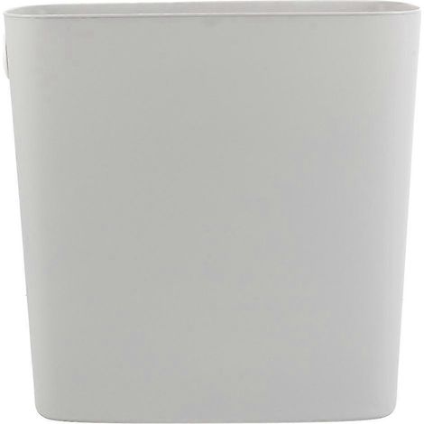 Poubelle multifonction rectangulaire, style simple, idéale pour une utilisation au bureau, grande capacité de 13 litres, 1 pièce (1/5)