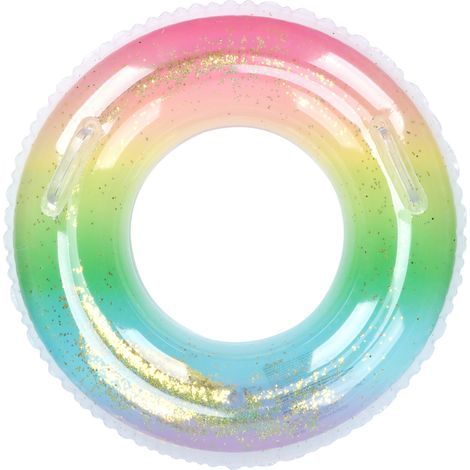Bouée gonflable colorée pour enfants, cercle de natation jouet de plage vacances (1/5)