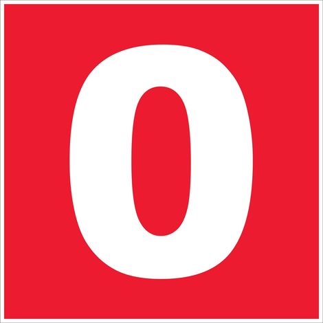 N°0 - 200x200mm - Rigide Rouge - 4220550