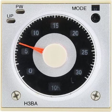 Relais Temporisateur Multifonction Haute Précision 8 Contacts – Minuterie Réglable 1,2s à 300h pour Automatisation Industrielle et Domotique (Compatible 220V / 24V DC) (1/5)