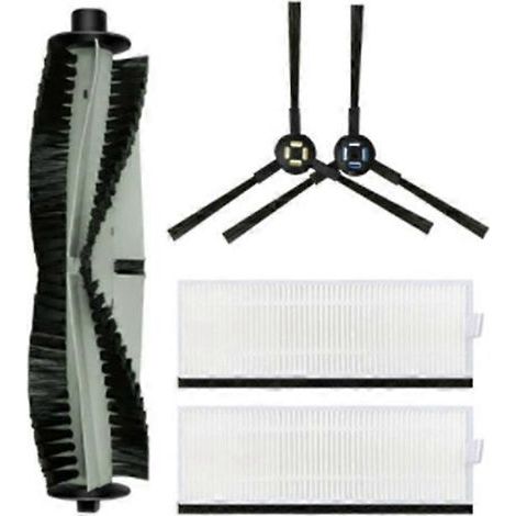 Pièces de rechange pour brosse principale. brosse latérale et filtre HEPA pour iLife A7. A9S. V8. V8S. X750. X800. X785 et V80 Silver (1/5)