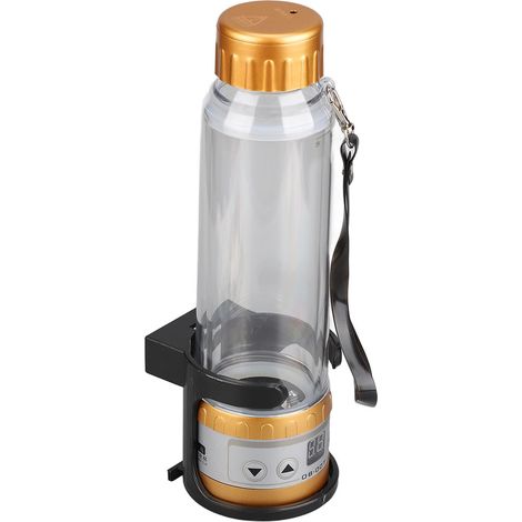 Bouilloire Électrique Voiture 12V 24V Portable 280ml Grande Capacité Transparente Multifonction Or (1/5)