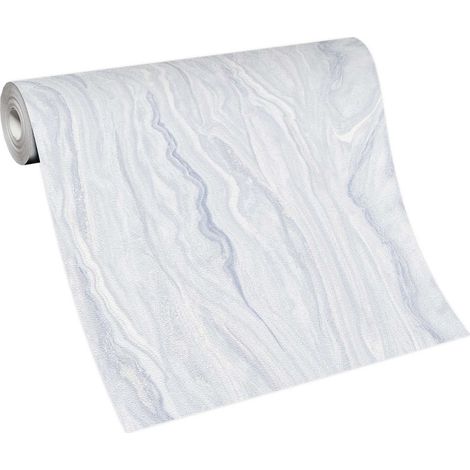 Papier peint bois usé gris et bleu salle de bain Tapisserie imitation bois gris salle de bain Papier peint moderne cuisine & salon (1/5)