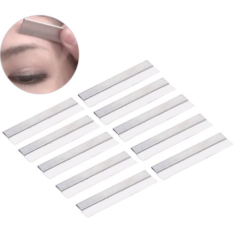 100 Lames de Rasoir pour Sourcils et Épilation du Visage - Kit de 100 Pièces (1/5)