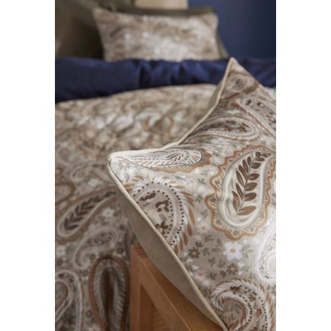 Coussin déhoussable 40 x 60 cm "Valentine" Velours imprimé l'Effet Papillon - - (1/5)