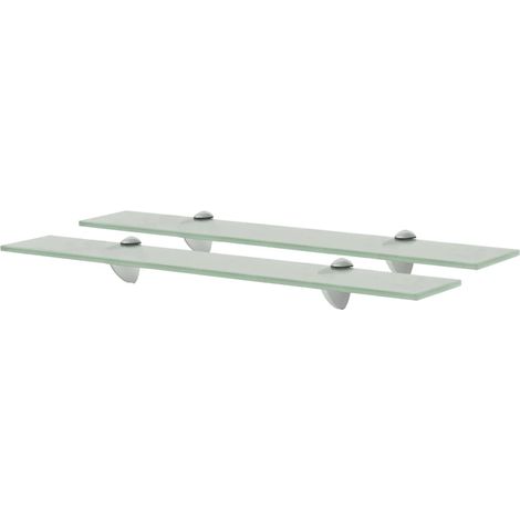 Étagères murales 2 pcs Verre 60x20 cm 8 mm (1/5)