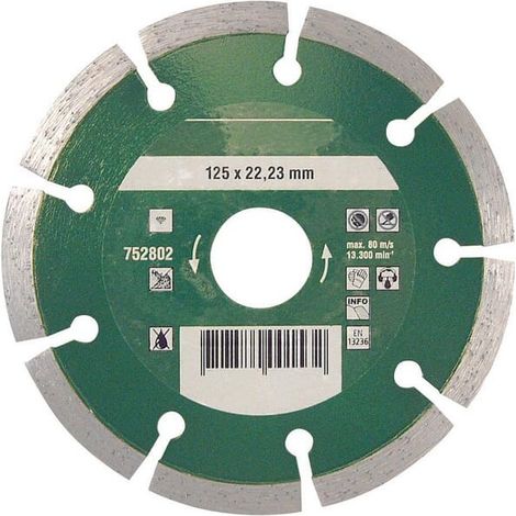 Disque diamant Ø125mm Proline HIKOKI 752802 - al.22.2 seg. 7 universel fritté (1/2)