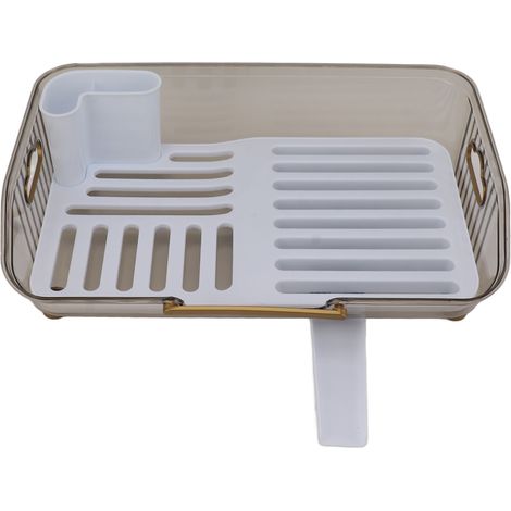 Égouttoir à vaisselle multifonction en PP, gain de place, hygiénique, séchoir pour évier de cuisine (1/5)