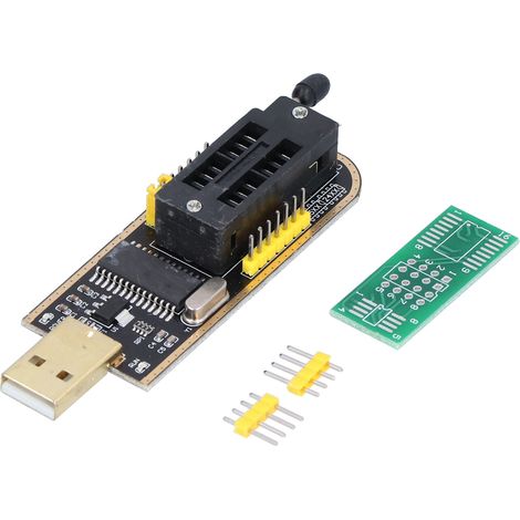 Programmateur USB CH341A pour BIOS Flash, Module de Sauvegarde et Débogage de Puce (1/5)