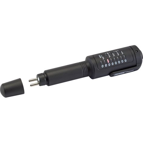 Draper Expert Brake Fluid Tester with Coloured LED Indicator for Water Content Detection (Model 80872)