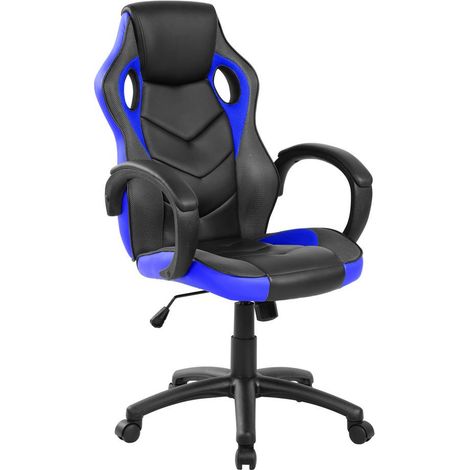 Silla con Ruedas - Sillón de Oficina Negro