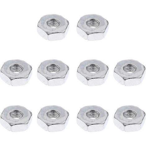 10 écrous de barre pour Stihl MS170, MS171, MS180, MS181, MS192, MS200, MS210 et MS260 (1/4)