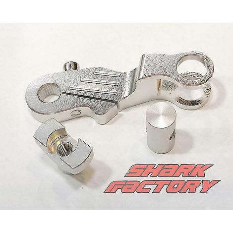 Culbuteur de frein arrière en alliage d'aluminium modifié pour Dio50 18, Dio28, Zx34, Zx35, Af34, Af27, Af35 - Argent (1/2)