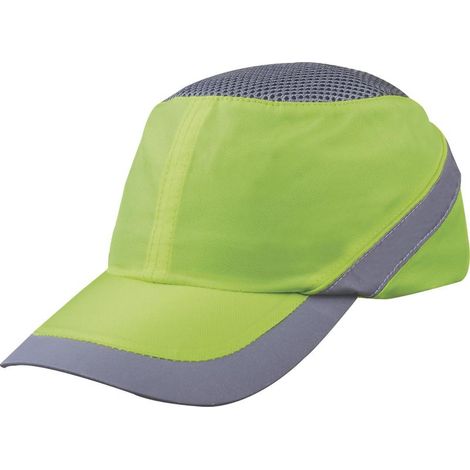 Casquette anti-heurt jaune fluo - gris Air Coltan DELTA PLUS (1/2)