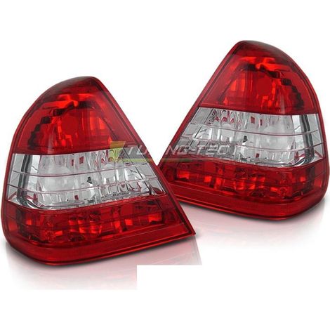 Paire de feux arriere Mercedes Classe C W202 93-00 rouge blanc-27336004