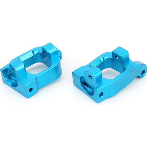Support de Moyeu Avant en Alliage D'aluminium, Pièce de Mise à Niveau Durable pour 1/14 144001 RC Voiture Bleu 1253B (Bleu 1253B) (1/4)