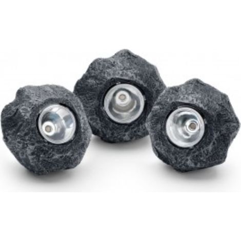 Pontec 87585 lámpara a roca LED blanco cálido para jardín