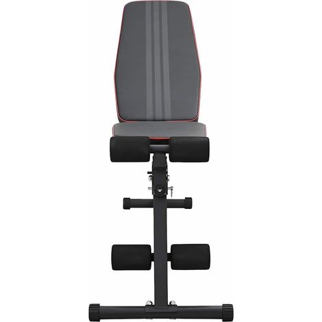Banc de musculation Noir 131 x 41 x 110 cm Acier CFW120637 (1/5)