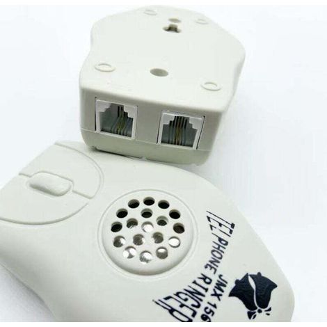 Il suo potente amplificatore per suoneria telefonica RJ11, accessorio per la risposta telefonica per telefoni fissi. (1/3)