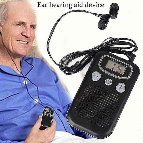 Amplificateur de son personnel pour appareils auditifs de poche, amplificateur vocal pour seniors (1/5)