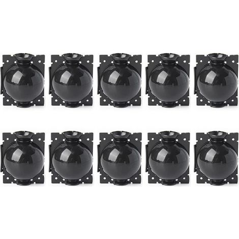 Boîte de marcottage aérien pour plantes, dispositif de greffage et d'enracinement pour arbres de jardin, boule de propagation pour marcottage aérien en altitude, noir, taille M, lot de 10. (1/5)