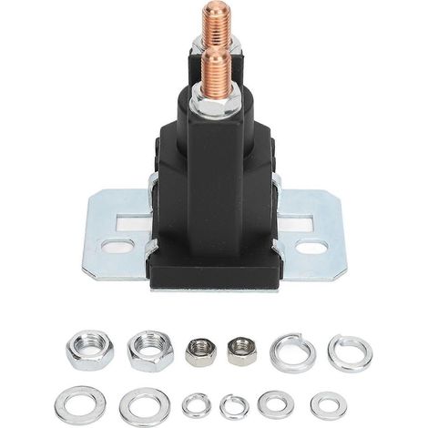 Anlasserrelais 100A Anschluss Rasenmäher-Anlasserrelais Ersatz für Fahrzeuge 24V
