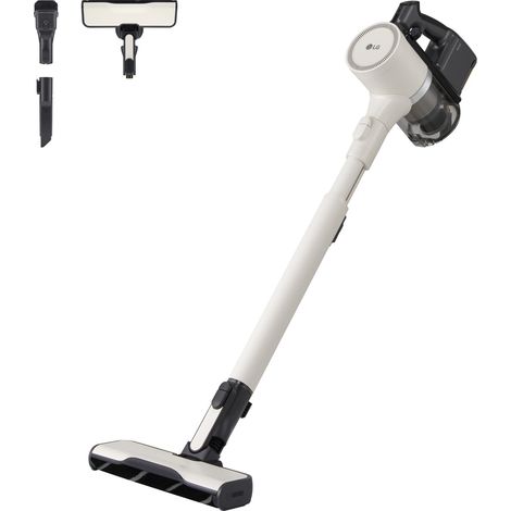 LG CordZero A9K Lite, Aspirapolvere Kompressor 220W, 60 min, 1 spazzola + 2 accessori, Filtro 5 strati, Wi-Fi, Beige. Tipo di prodotto: Aspirapolvere elettrica, Tipo di contenitore del... - A9K-LITE1C (1/5)