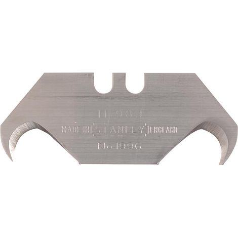 Stanley Tools 1996B Hooked Knife Blades Pack of 100