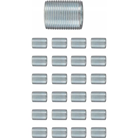 LOT DE 25 RACCORDS FILETÉ POUR TUYAUX M10 X 13 MM - POUR LAMPES ET ÉCLAIRAGE