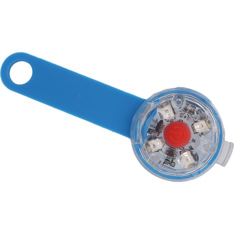 Pendentif lumineux LED pour chien, rechargeable par USB, étanche IPX7, 3 modes d'éclairage, pour collier, sac à dos ou vélo (bleu). (1/5)