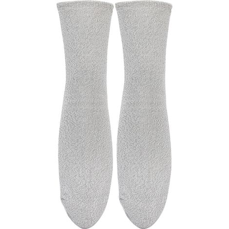 Paire de chaussettes conductrices électrodes pour appareil TENS, physiothérapie, type long, électrodes intégrées, thérapie musculaire, taille unique, accessoire de rééducation. (1/5)