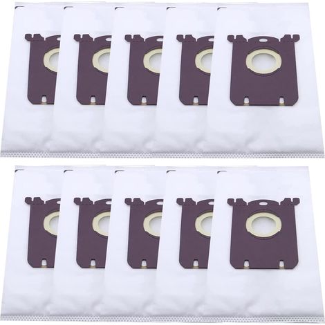 Lot de 10 sacs à poussière pour aspirateur Philips FC8021 GR201 AEG S-Bag FC9000 FC9049 (1/5)